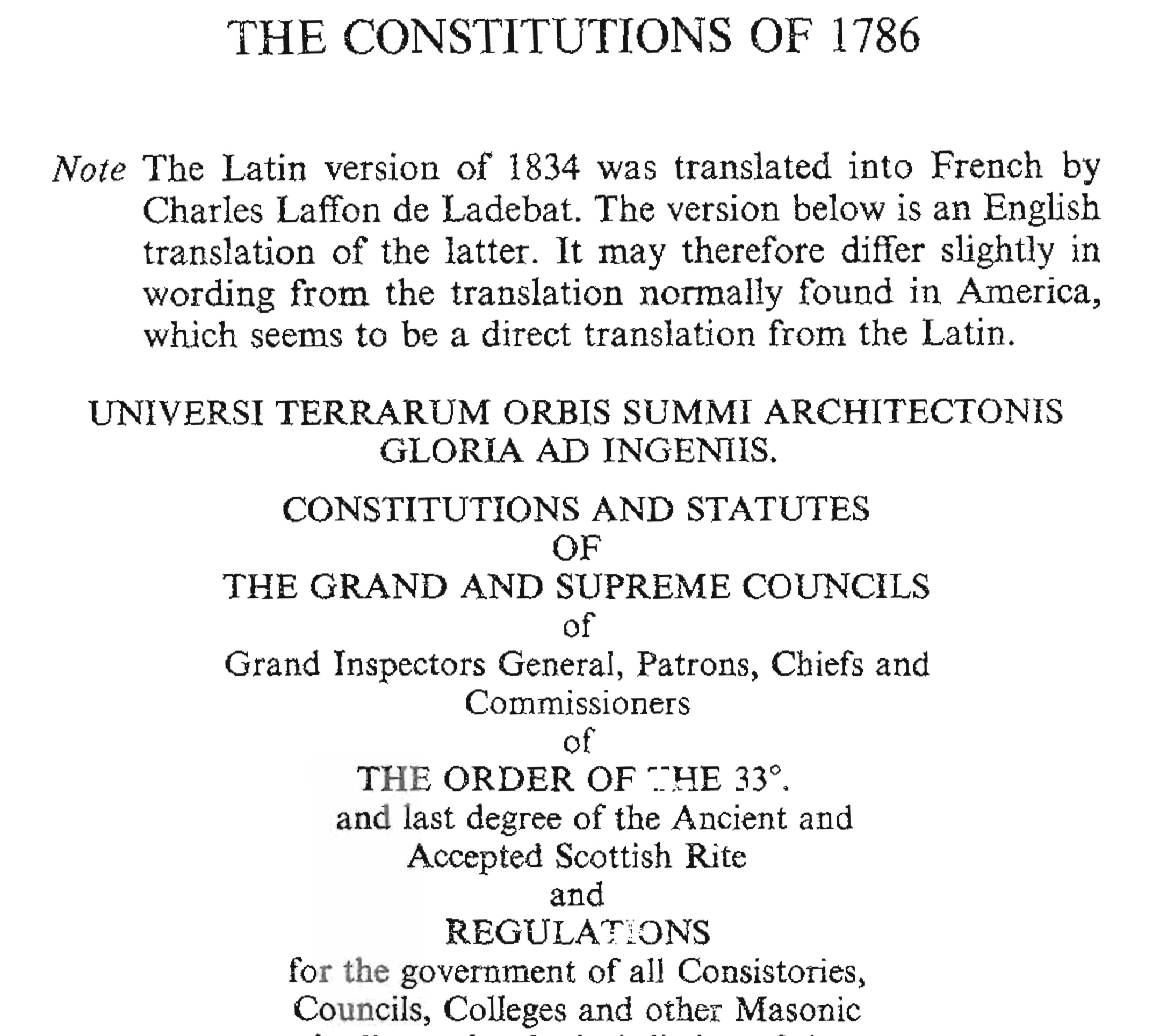 History of Rose Croix History of Rose Croix