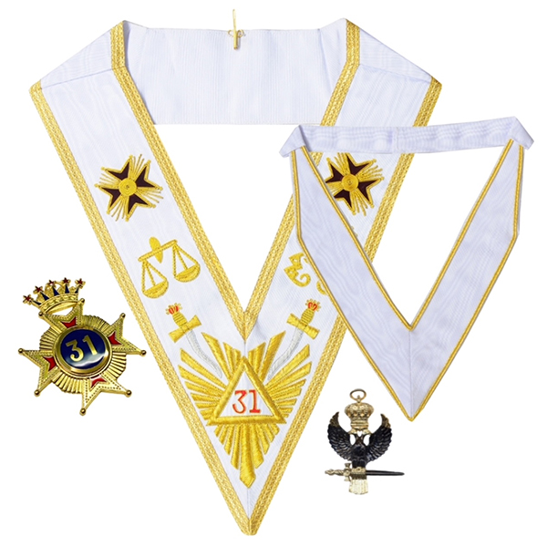 31° Collar, Jewel, Collarette & Jewel