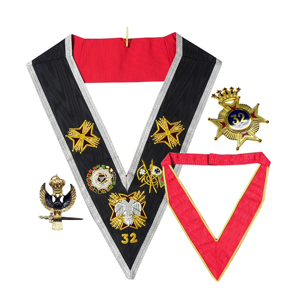 32° Collar, Jewel, Collarette & Jewel