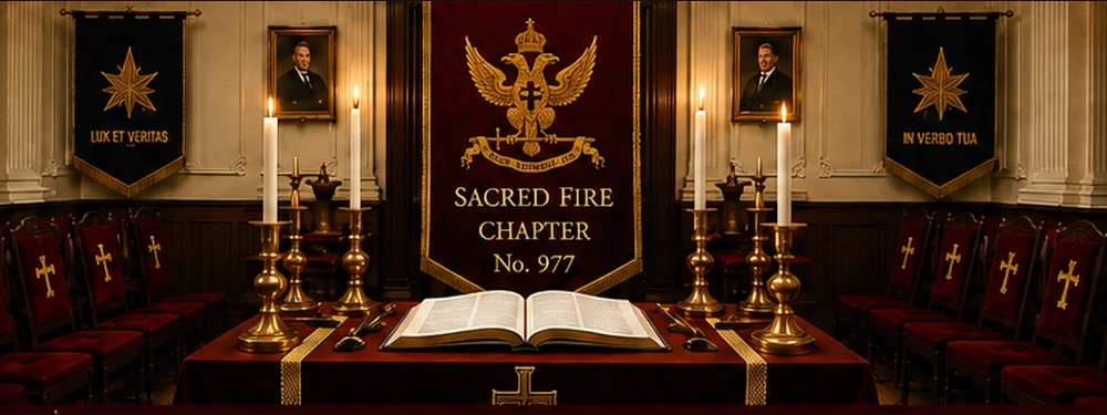 Illustrative ceremonial artwork for Chapter No. 977